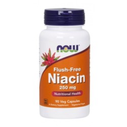 Now Foods Niacyna Flush Free 250 Mg 90 K