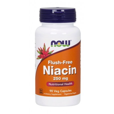 Now Foods Niacyna Flush Free 250 Mg 90 K