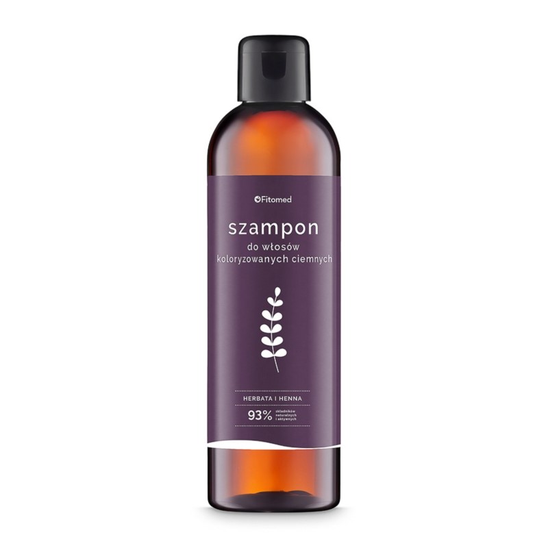 Fitomed Szampon włosy ciemne 250 g herbata i henna