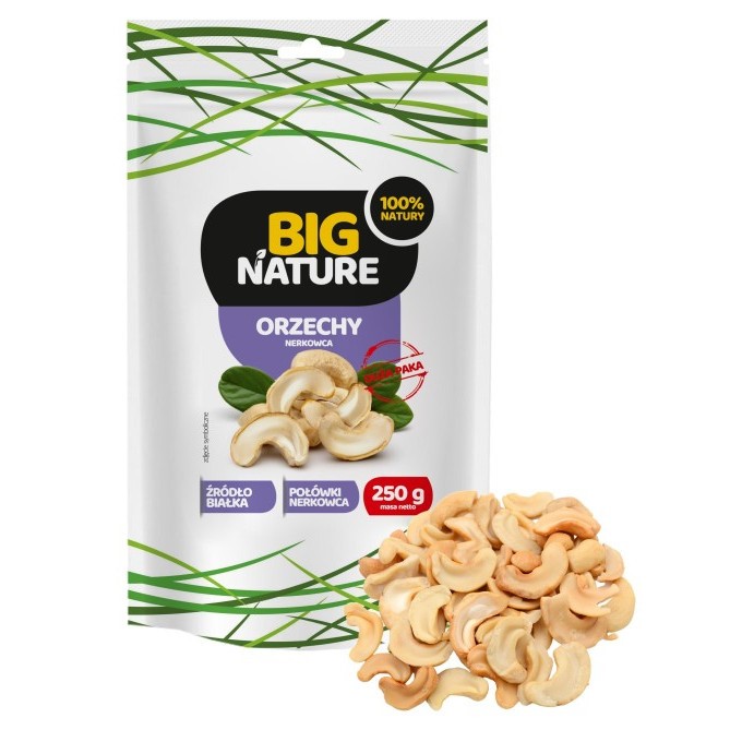 Big Nature Orzechy Nerkowca połówki 250 g