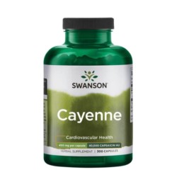 Swanson Cayenne (Pieprz Kajeński) 450 Mg 300 K