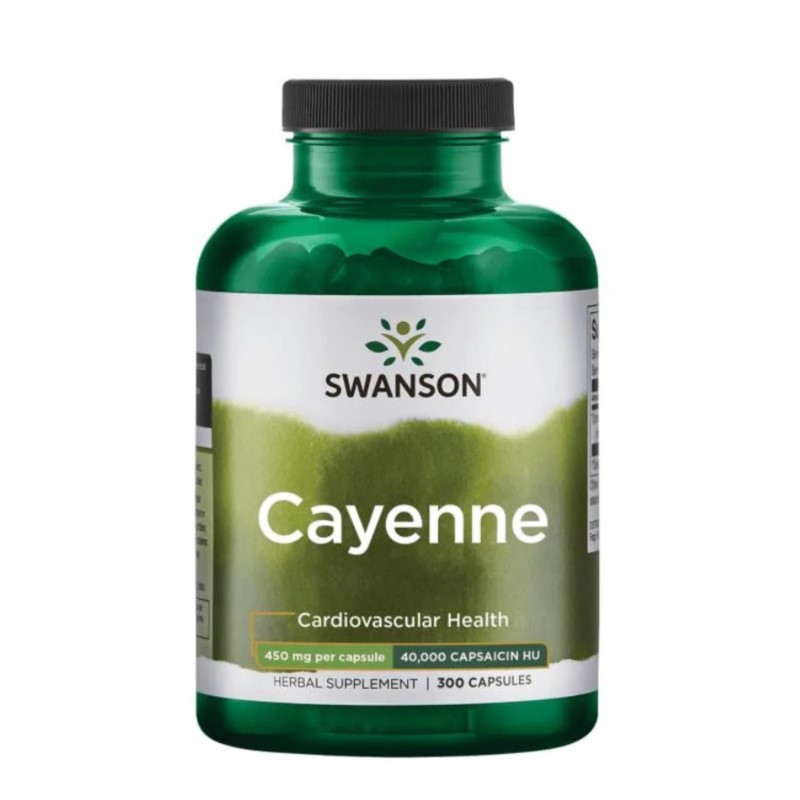 Swanson Cayenne (Pieprz Kajeński) 450 Mg 300 K