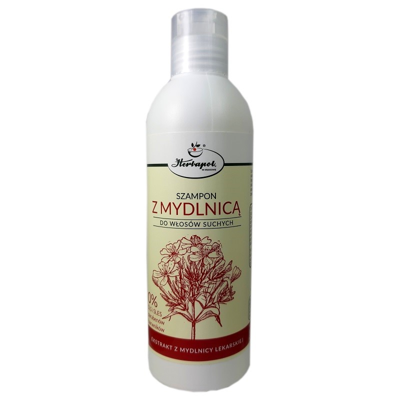 Herbapol Szampon z Mydlinicą 250 ml włosy suche Herbapol Szampon z Mydlinicą 250 ml włosy suche