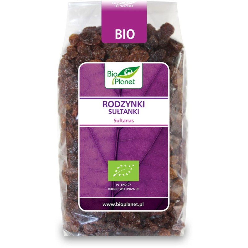 BIO PLANET Rodzynki sułtanki BIO 400g