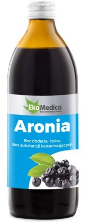 Ekamedica Aronia 0,5 L Sok 100% Ekamedica Aronia 0,5 L Sok 100%