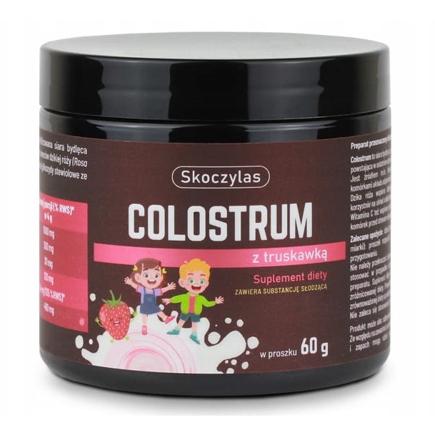 Skoczylas Colostrum z truskawką 60 g