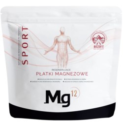 Mg12 Płatki Magnezowe Do Kąpieli Sport 1KgBiszofit