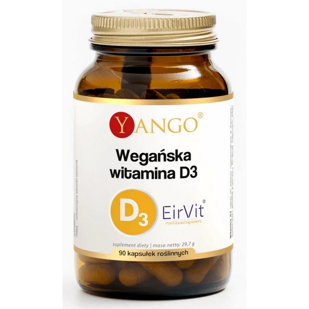 Yango Wegańska Witamina D3 90 k