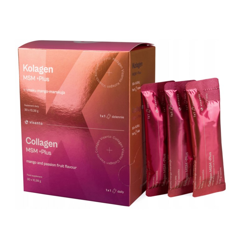 Visanto Kolagen MSM PLUS 30 sasz mango-marakuja