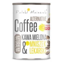 Kawa Wypalona mielona bezkofeinowa & mniszek lek Kawa Wypalona mielona bezkofeinowa & mniszek lek