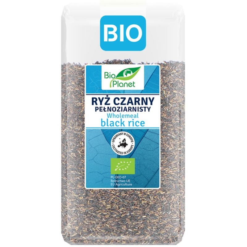 BIO PLANET Ryż czarny pełnoziarnisty BIO 500g BIO PLANET Ryż czarny pełnoziarnisty BIO 500g