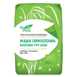 BIO PLANET Mąka orkiszowa razowa typ 2000 BIO 1kg BIO PLANET Mąka orkiszowa razowa typ 2000 BIO 1kg