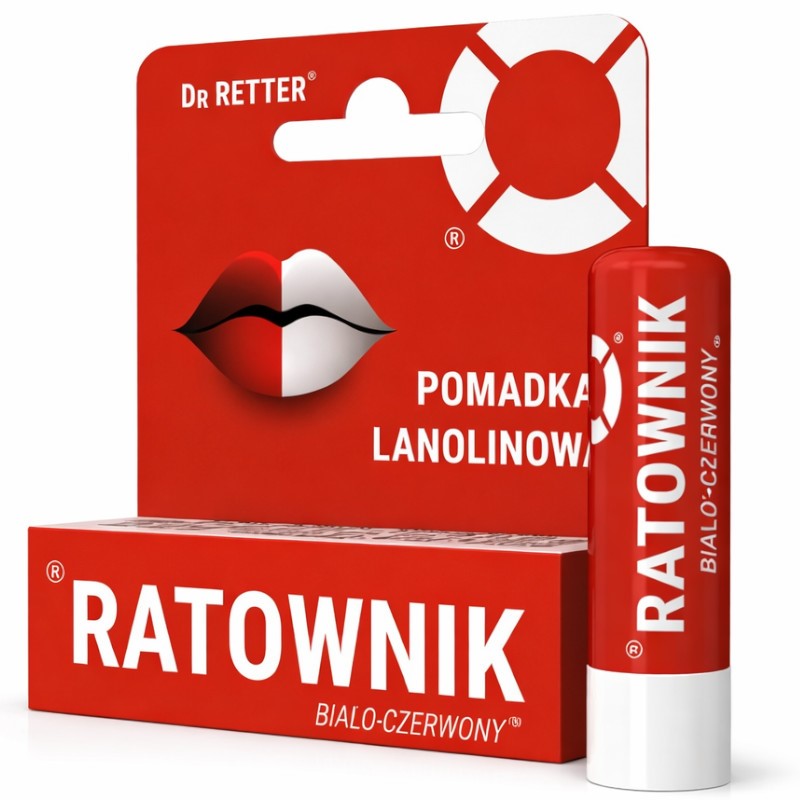 Dr Retter Ratownik 993 Pomadka Lanolinowa 4,7 g