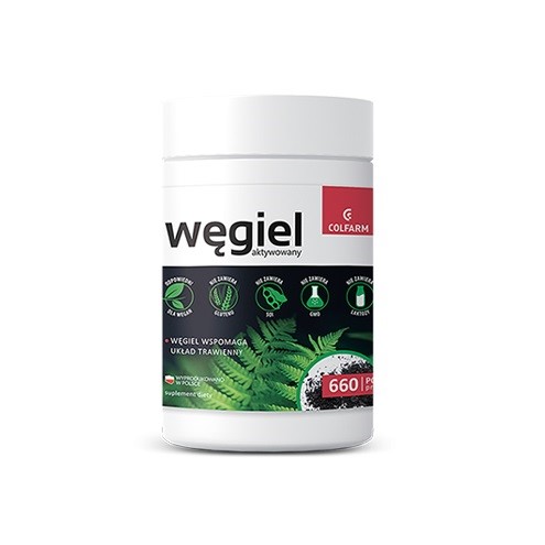Colfarm Węgiel Aktywowany 660 porcji 100 g Colfarm Węgiel Aktywowany 660 porcji 100 g