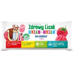 Starpharma Zdrowy Lizak Mniam  Na Gardło 6G Malina