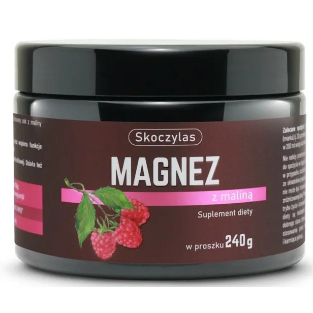 Skoczylas Magnez z maliną 240 g