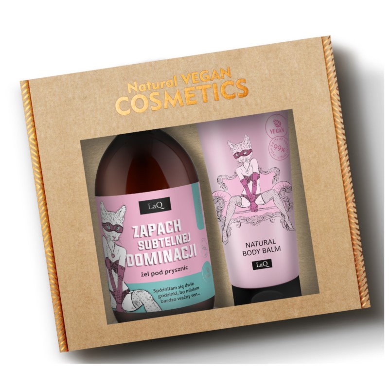 LAQ Zestaw Piwonia Żel 500 ml balsam złoty 200 ml