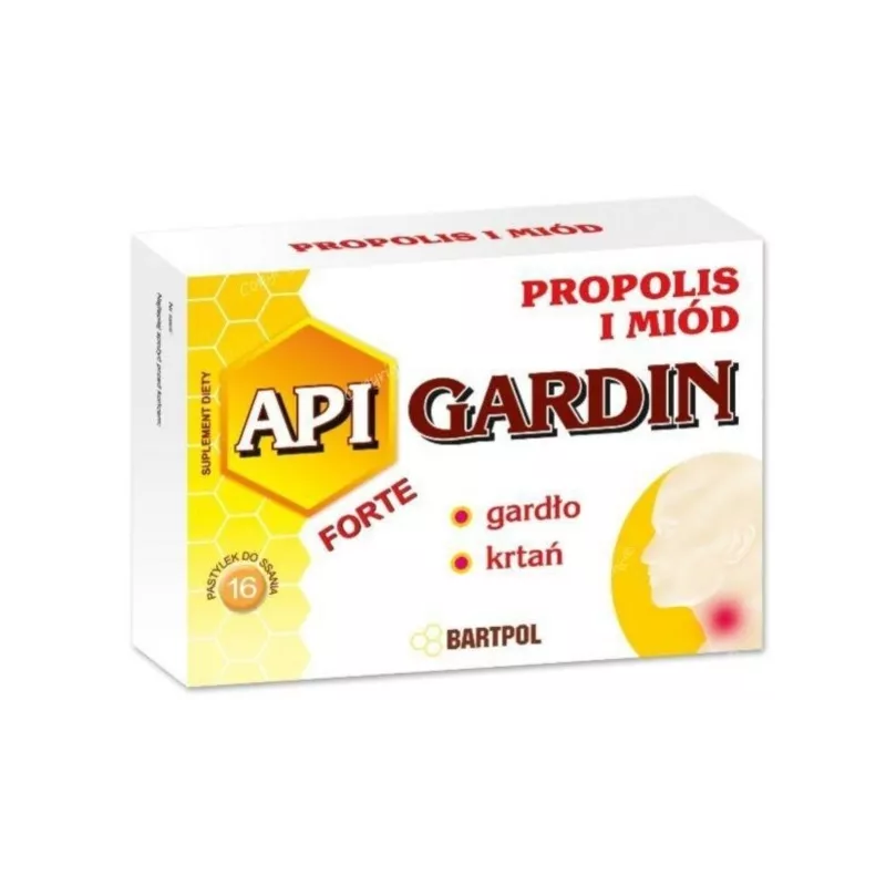 BARTPOL API GARDEN PROPOLIS MIÓD 16 Tabletek