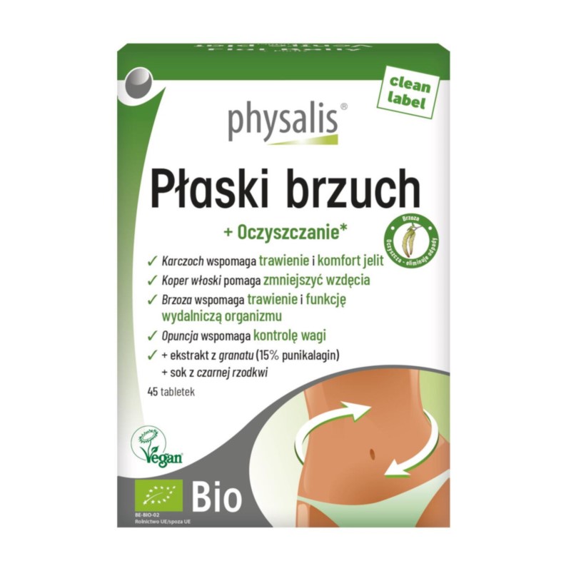 Physalis Płaski brzuch 45 tabletek