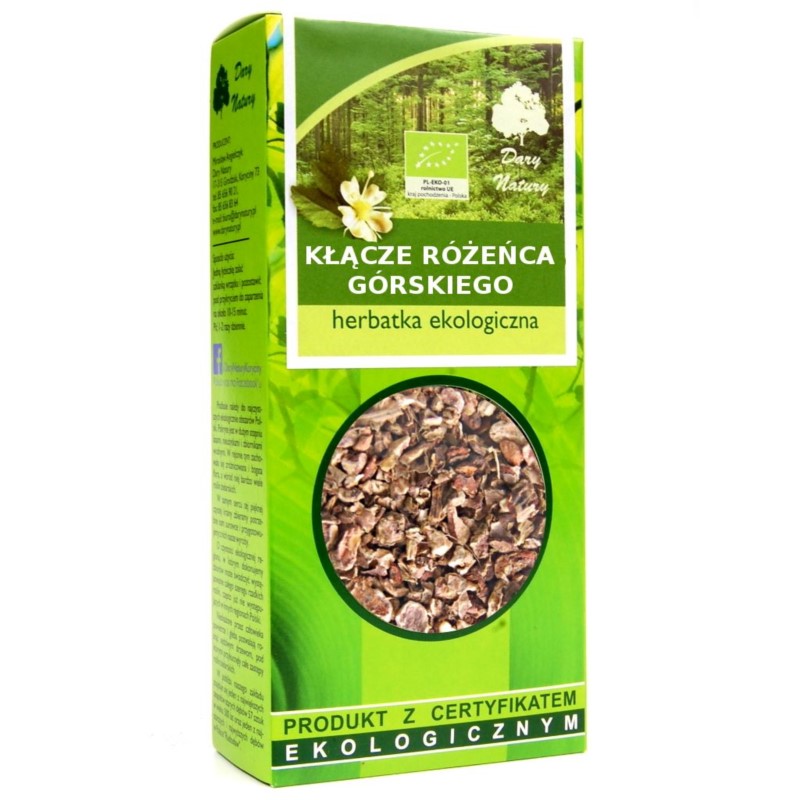 Dary Natury Różeniec Górski Kłącze Eko 50G