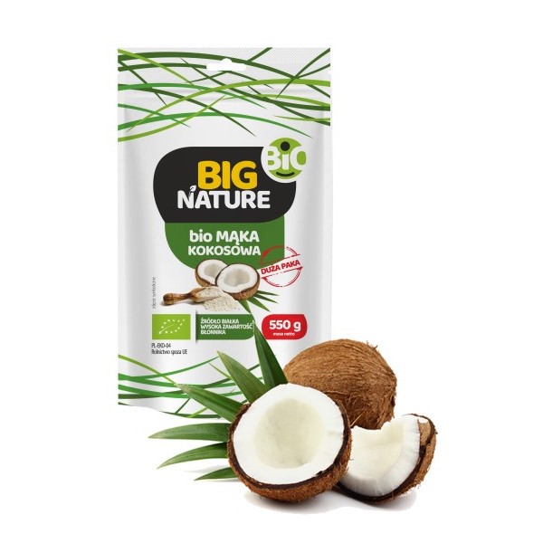 Big Nature Mąka Kokosowa Bio 550 g