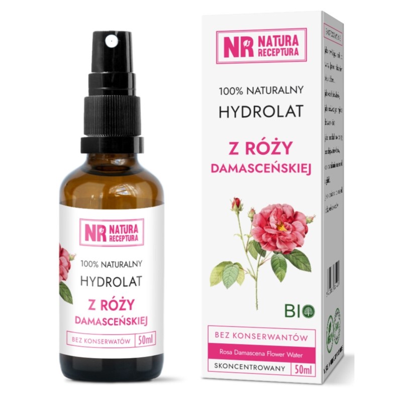 Natura Receptura Hydrolat z róży damasceńskiej BIO