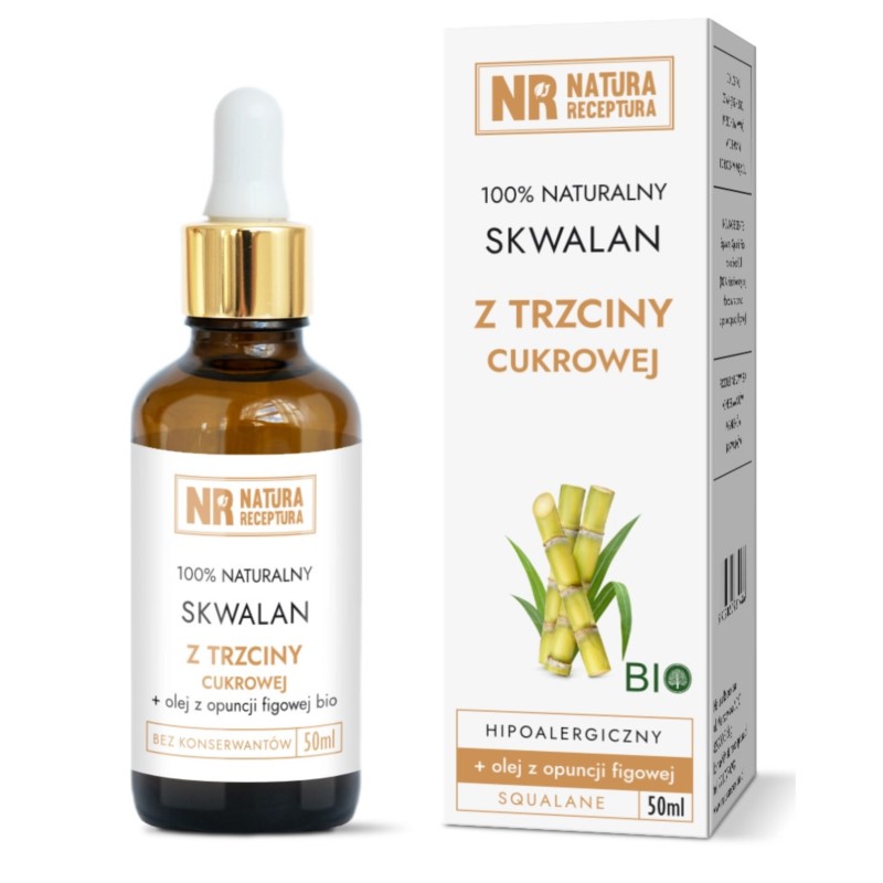 Natura Receptura Skwalan z trzciny cukrowej 50 ml