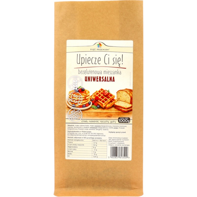 Pięć Przemian Mieszanka uniwersalna bezglutenowa