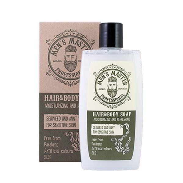 Mens Master Mydło do mycia włosów i ciała Mięta