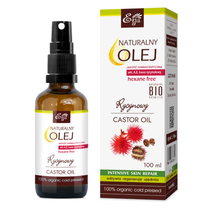 Etja Olej Rycynowy Bio 100 Ml Wzmacnia Włosy Etja Olej Rycynowy Bio 100 Ml Wzmacnia Włosy