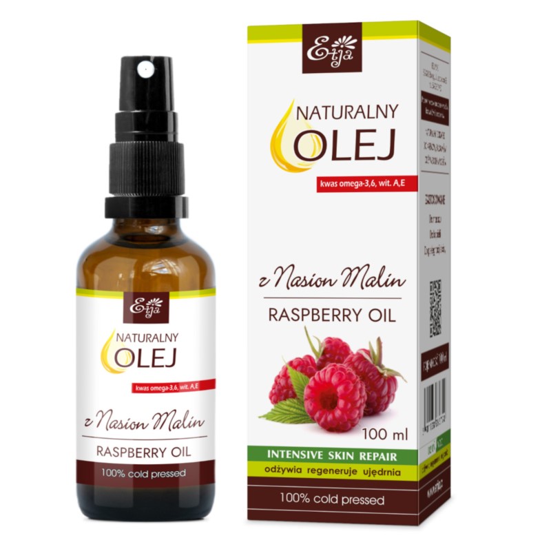 Etja Olej z nasion malin 100 ml do skóry suchej