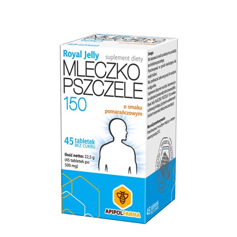 ApipolFarma Mleczko Pszczele 150 45 t. ApipolFarma Mleczko Pszczele 150 45 t.