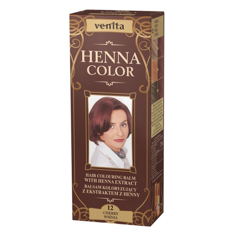 Venita Henna Color Balsam Nr 12 Cherry 75 ml Venita Henna Color Balsam Nr 12 Cherry 75 ml