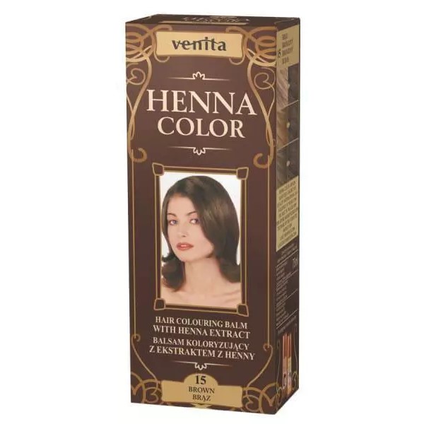 Venita Henna Color Balsam Nr 15 Brown 75 ml Venita Henna Color Balsam Nr 15 Brown 75 ml