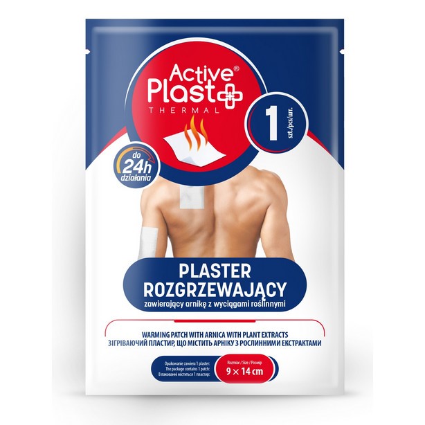 ActivePlast Plaster ROZGRZEWAJĄCY z Arniką 14x9 c