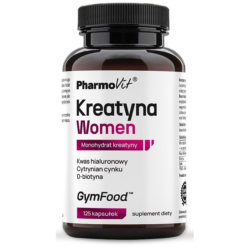 Pharmovit Kreatyna WOMEN monohydrat kreatyny 125 k