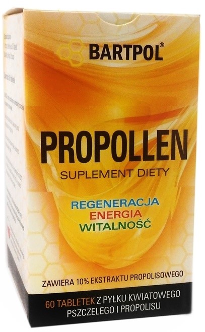 Bartpol Propollen 60 Tab. Wspiera Układ Krwionośny