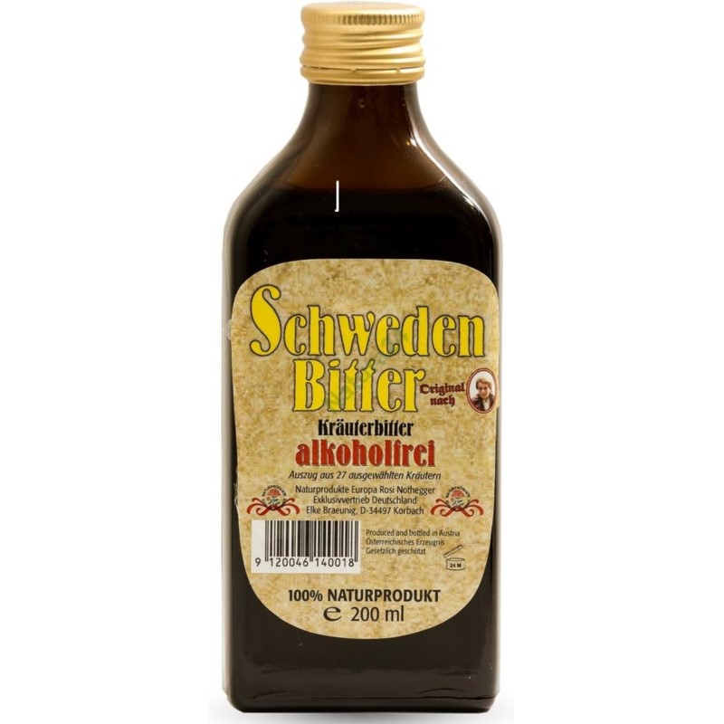 Natura Zioła Szwedzkie Bez Alkoholu 200Ml Natura Zioła Szwedzkie Bez Alkoholu 200Ml