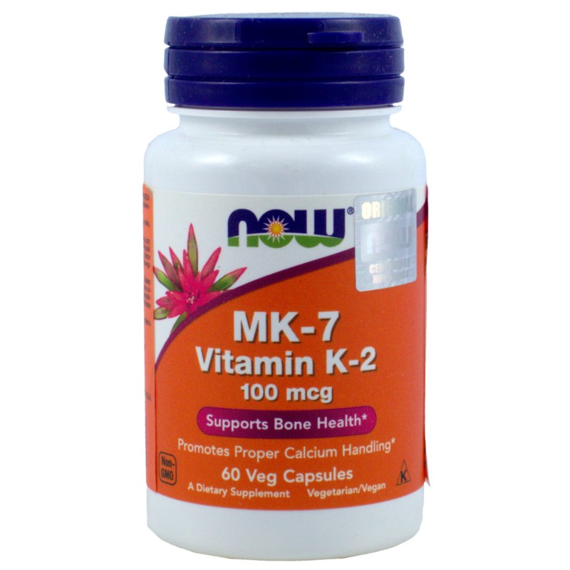 Now Foods Witamina Mk7  K2 100 Mg 60 K