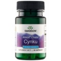 Swanson Albion Chelat Cynku 15 mg 60 k