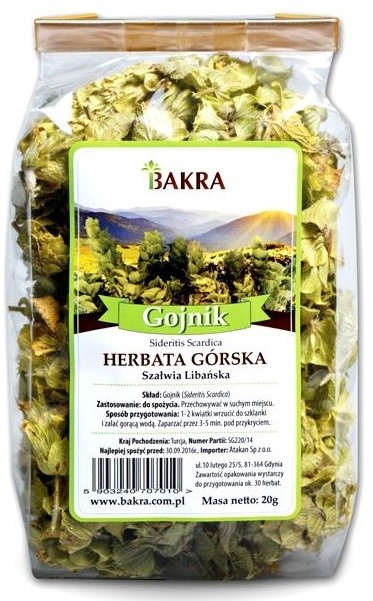 Bakra Herbata Górska Gojnik 20g
