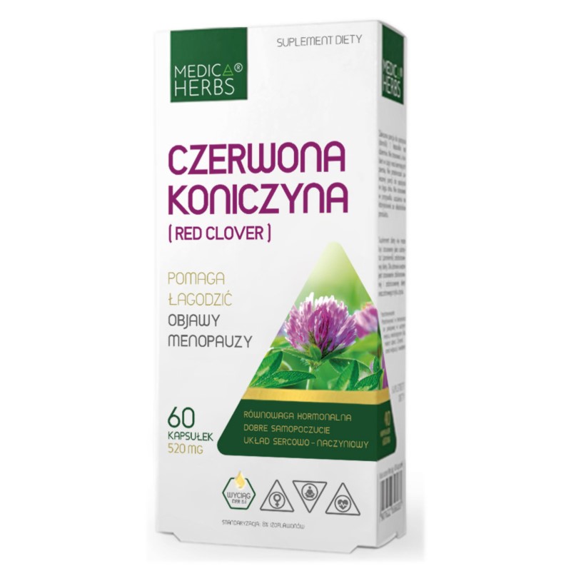 Medica Herbs Czerwona Koniczyna Red Clover 60 k Medica Herbs Czerwona Koniczyna Red Clover 60 k