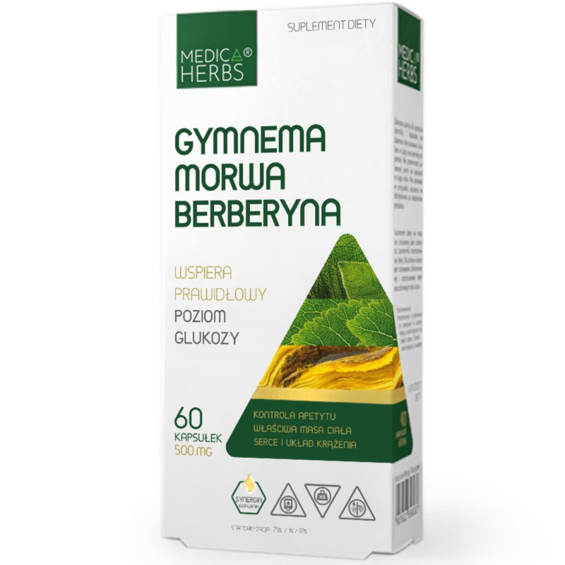 Medica Herbs Gymnema Morwa Berberyna 60 k