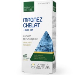 Medica Herbs Magnez Chelat + Wit. B 60 k