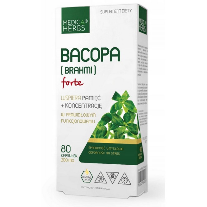 Medica Herbs Bacopa (Brahmi) Forte 60 k