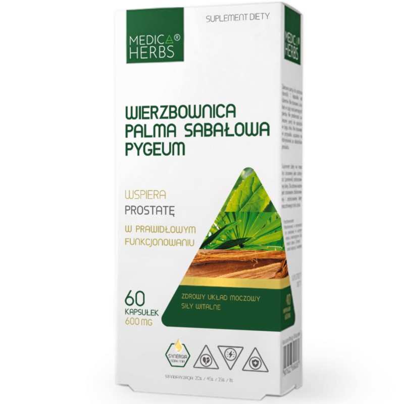 Medica Herbs Wierzbownica Palma Sabałowa 60 k Medica Herbs Wierzbownica Palma Sabałowa 60 k
