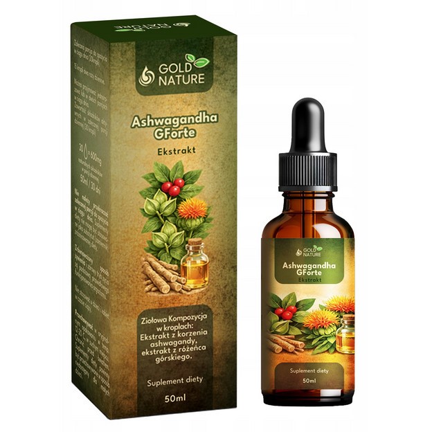 GoldNature Ashwagandha GForte ekstrakt 50 ml