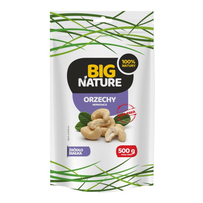 Big Nature Orzechy Nerkowca połówki 500 g