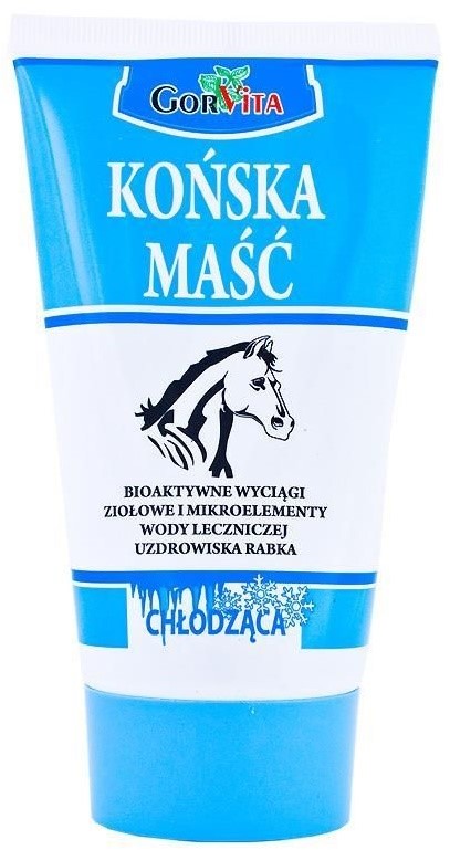 Gorvita Maść Końska Chłodząca 130 Ml stawy Gorvita Maść Końska Chłodząca 130 Ml stawy