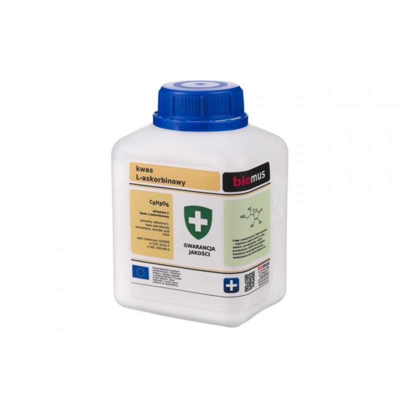 Biomus Kwas L-Askorbinowy 100 G Biomus Kwas L-Askorbinowy 100 G